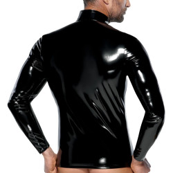 Black Level Men T-shirt sexy Vinyl Up Noir